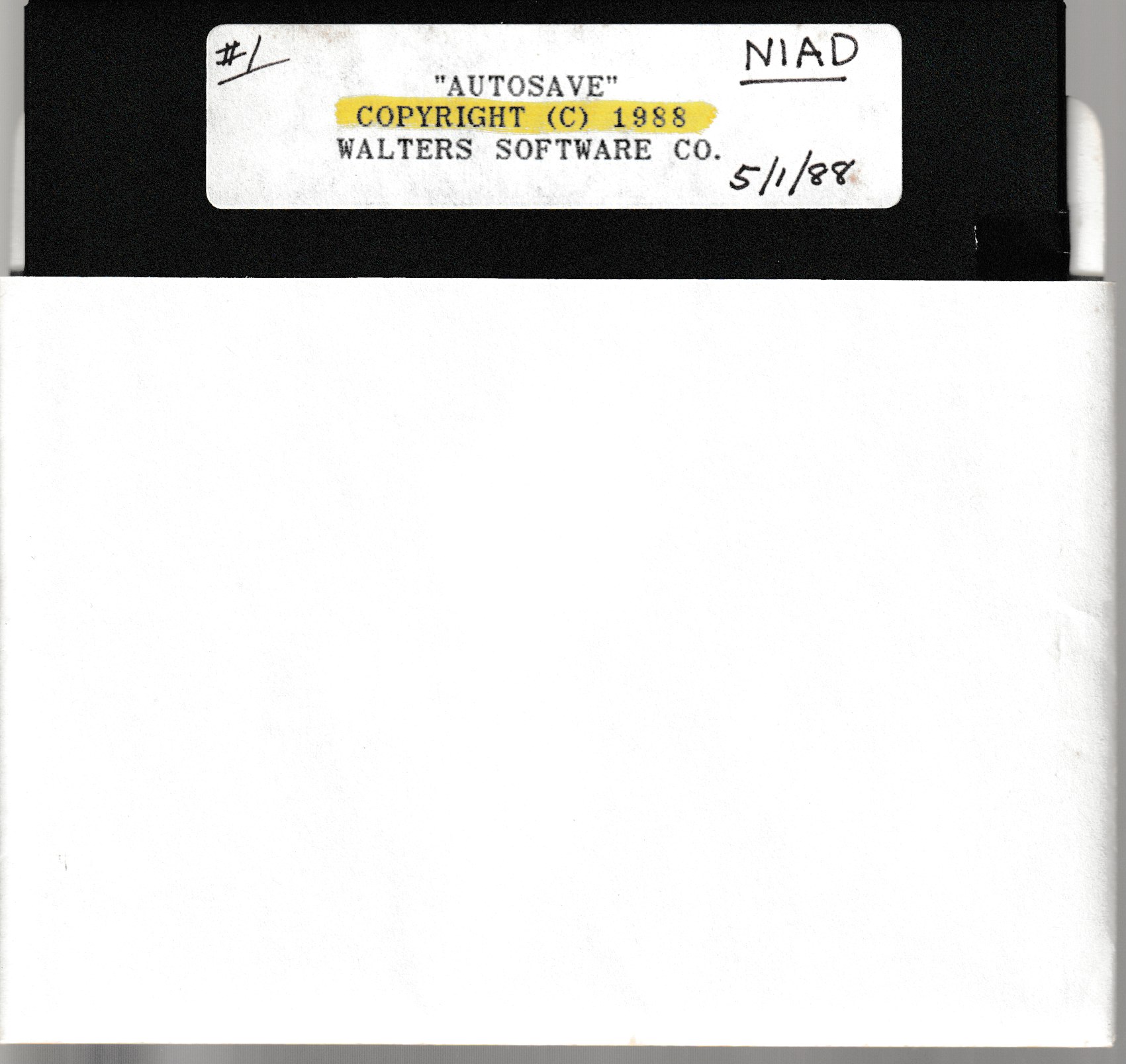 AUTOSAVE Floppy Disk